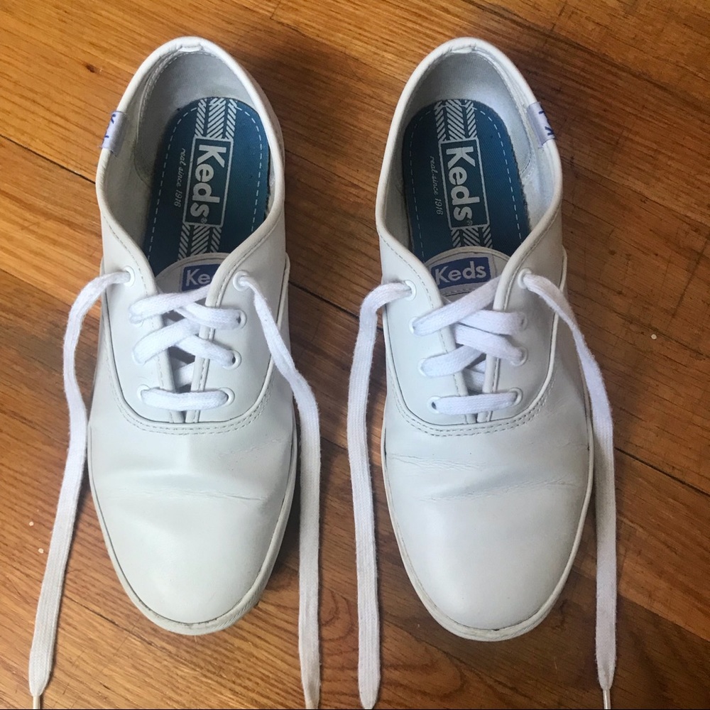 Keds Original White Leather Sneakers